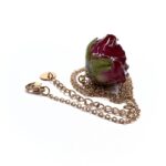Collana rosa catena Amaranto Botanic - immagine 4