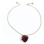 Collana rosa catena Amaranto Botanic - immagine 6