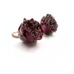 Orecchini rosa Amaranto Botanic - immagine 8