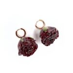 Orecchini rosa Amaranto Botanic - immagine 7