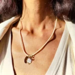 Collana con quadrifoglio cordino Serendipity - immagine 3