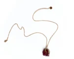 Collana rosa catena Vinaccia Botanic - immagine 4