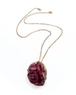 Collana rosa catena Vinaccia Botanic