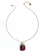 Collana rosa catena Vinaccia Botanic - immagine 6