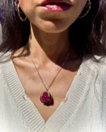 Collana rosa catena Vinaccia Botanic - immagine 8