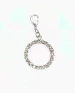Ciondolo cerchio strass